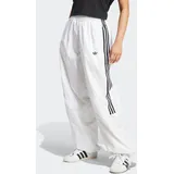 Adidas Sporthose ADIDAS ORIGINALS "TEAMGEIST TP", Damen, Gr. L, N-Gr, weiß, Obermaterial: 100% Polyamid, sportlich, Hosen