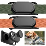 Fine jade2 Smart Tag 2 Hundehalsband Halter Silikon Anti-Kratz GPS Tracker Keyring Anhänger Schutzhülle für GPS Tracker Katze und Hund