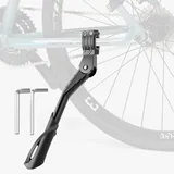 Half Forest Fahrradständer Mountainbike Fahrradständer Hinterrad Höhenverstellbarer Seitenständer 24-29 Zoll Mit 2 Inbusschlüsseln Für E-Bikes, Sportbikes, Mountainbikes, Wanderräder, Citybikes