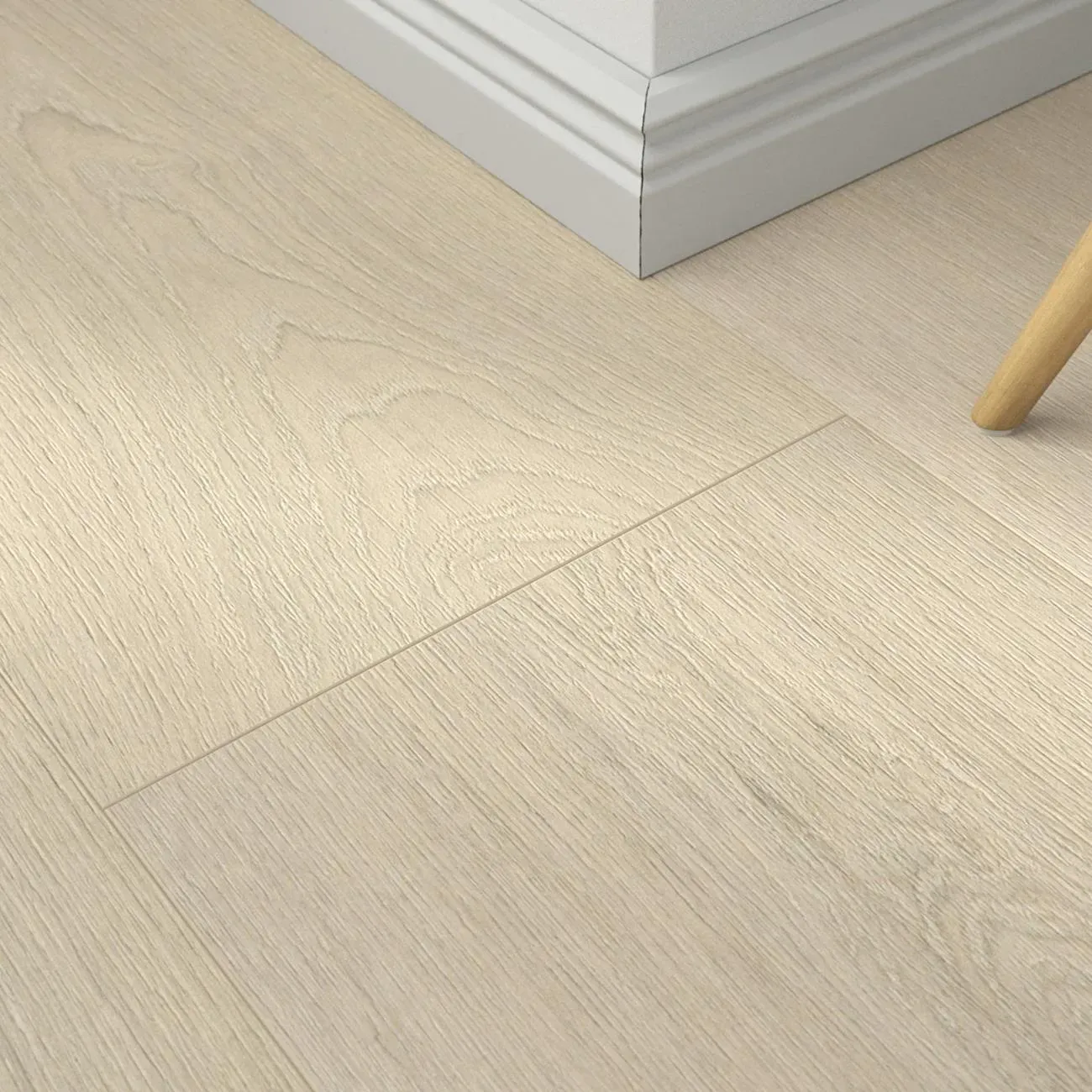 Laminat Malibu beige – inkl. Dämmung & Fußleisten