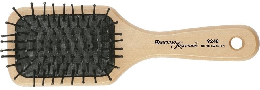 Hercules Sägemann Helle Holzbürste zum Entwirren Modell 9248 Flach- und Paddelbürsten Damen