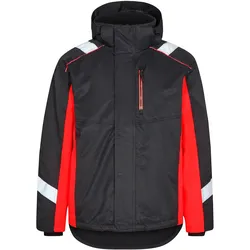 Winterjacke "1871-354" Cargo - M - schwarz/rot