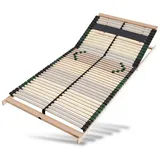 Lattenrost besonders stabil, Beco, Kopfteil verstellbar, Lattenrost 120x200 cm, 7 Zonen, bis 200 kg belastbar, hergestellt in Deutschland, Selbstmontage 120 cm x 200 cm