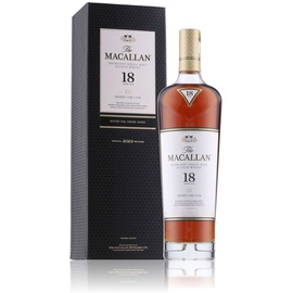 Macallan 18 Years Old Sherry Oak Cask Highland Single Malt Scotch 43% vol 0,7 l Geschenkbox