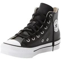 Converse Sneaker »CHUCK TAYLOR ALL STAR EVA LIFT LEATHER PLATFORM« Converse BLACK/NATURAL IVORY/WHITE