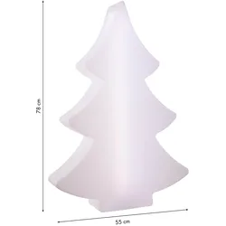 8 seasons design LED-Dekoleuchte Shining Tree 78 cm (RGB)
