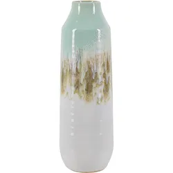 Blumenvase BYBLOS handgefertigt Keramik 30 cm Bunt