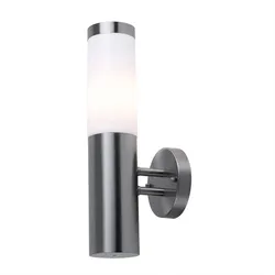 Wand Außen Leuchte Edelstahl Garten Alexa Lampe steuerbar per Handy inkl. RGB  LED Leuchtmittel