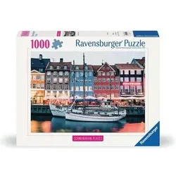 RAVENSBURGER 12000111 Puzzle 1000 Teile Kopenhagen, Dänemark