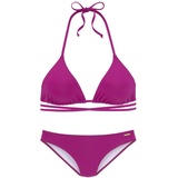 bruno banani Triangel-Bikini Damen beere, Gr.38 Cup A/B,