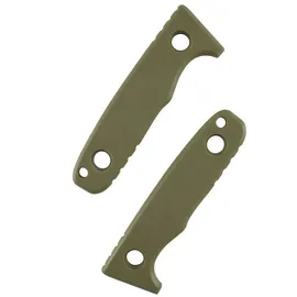 Schnitzel – Ersatz Griffschalen für Schnitzel-TRI aus G-10, Paar (G-10, Grün)