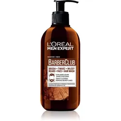 L’Oréal Paris Men Expert Barber Club Reinigungsgel für Bart, Gesicht und Haare 200 ml