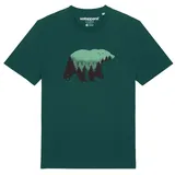 wat? APPAREL T-Shirt Waldbär in Dunkelgrün | Gr.: 48