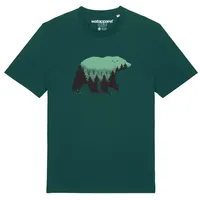 wat? APPAREL T-Shirt Waldbär in Dunkelgrün | Gr.: 48