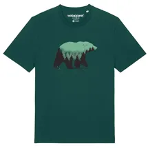 wat? APPAREL T-Shirt Waldbär in Dunkelgrün | Gr.: 48