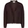 Cartoon Strickjacke Damen mit Fransen Braun 40