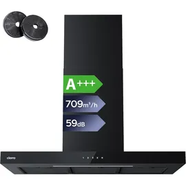 Ciarra A+++ 709 m3/h Dunstabzugshaube 90cm Wandhaube WIFI +APP & Touch Control VMB9102