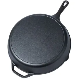VILDE Gusseisenpfanne Grillpfanne 30 cm