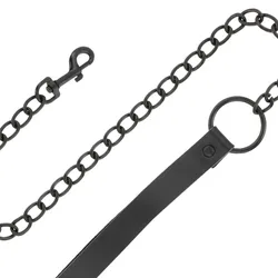 Bdsm-zubehör bdsm-halsband und -leine schwarz