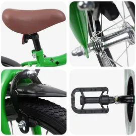 vidaXL Kinderfahrrad 12 Zoll grün