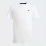 Adidas Sportshirt 'Essentials Small Logo' - Schwarz,Weiß - 140