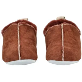 SHEPHERD Hausschuh Veloursleder Rot 38