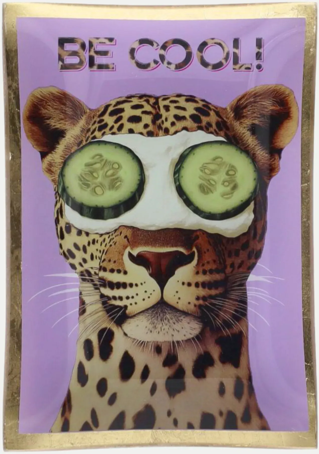 Glasteller Love Plates Violett