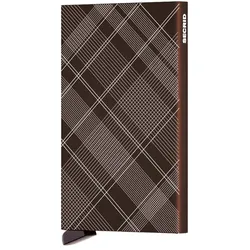 SECRID - CARDPROTECTOR - laser tartan brown