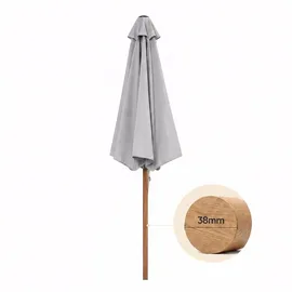 Sekey Balkonschirm Ø 200 cm Grau