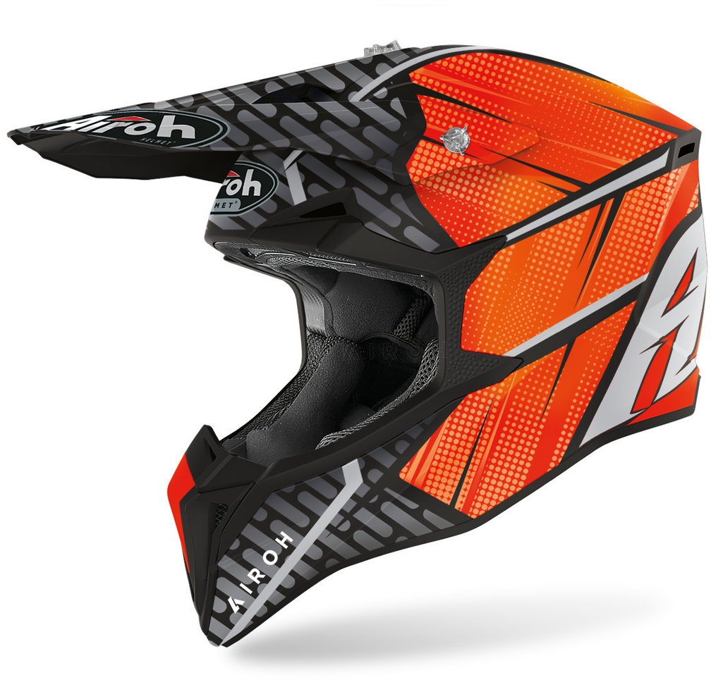 Airoh Wraap Idol Motorcross helm, oranje, S