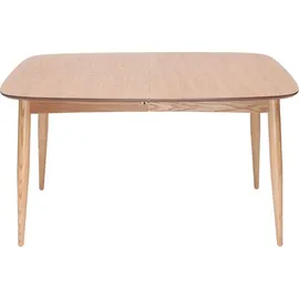 miliboo Esstisch ausziehbar 130 x 76 x 90 cm silber