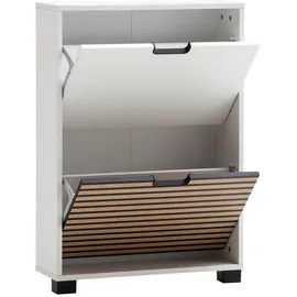 Tchibo Ryker 59,8 x 85,2 x 19,5 cm weiß matt / weiß