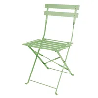 Bolero Pavement Style Klappstühle 2er Pack  Hellgrün 58 x 58 x 108 cm grün