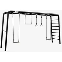 Berg Toys BERG PlayBase Extra Large Rahmen Klettergerüst Schaukelgestell mit Reckstange, Leiter + Active Set
