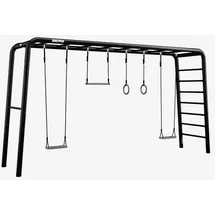 Berg Toys BERG PlayBase Extra Large Rahmen Klettergerüst Schaukelgestell mit Reckstange, Leiter + Active Set