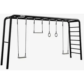 Berg Toys BERG PlayBase Extra Large Rahmen Klettergerüst Schaukelgestell mit Reckstange, Leiter + Active Set