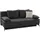 luma-home schönes für dein zuhause luma-home Dauer-Schlafsofa, Anthrazit, Textil, 2-Sitzer, Füllung: Polyetherschaumkern, einzeln stellbar,Rechteckig, 202x90x105 cm, Wohnzimmer, Sofas & Couches, Schlafsofas