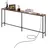 Vevor Konsolentisch 178 x 30 x 75 braun