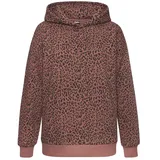 Buffalo Kapuzenpullover Leo-Optik Braun 44/46