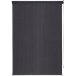 Ondeco Rollo Tageslicht Wand-Deckenmontage Design Cool Sichtschutz Seitenzugrollo Sonnenschutz Größe: 80x160 cm, Farbvariante: Grau