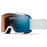 Smith Optics Smith Squad white ChromaPop Pro Photochromic blue mirror