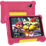 HotLight Kinder Tablet 7 Zoll, Tablet für Kinder mit Android 13, 5GB RAM+32GB ROM+128GB Erweiterbar, Wi-Fi, Bluetooth, Type-C, Kids Tablet mit Quad Core Rose