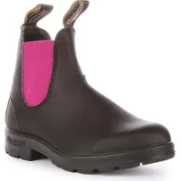 Blundstone 2208 Frauen Leder Chelsea Stiefel Schwarz Fuchsia – 3 Großbritannien - 35,5 EU - 6 US / Schwarz Fuchsia - 3,5