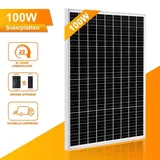 100W 12V Mono Solarpanel Solarmodul 12V Photovoltaik PV für Camping Camper und Garten