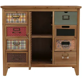 Mendler Apothekerkommode 80 x 91 x 40 cm Braun
