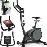 Zipro Heimtrainer Fahrrad Nitro, Ergometer Fitnessbikes, Magnetisches Fahrradtrainer, Ergometer Fahrrad bis 150kg, Indoor Bike, Trainingsfahrrad für zuhause, Fahrradergometer Batteriebetrieben