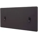 Proregal Akustik-Tischtrennwand 60 x 120 x 2 cm Braun-Grau