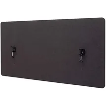 Proregal Akustik-Tischtrennwand 60 x 120 x 2 cm Braun-Grau