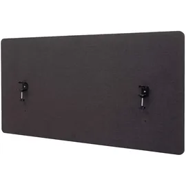 Proregal Akustik-Tischtrennwand 60 x 120 x 2 cm Braun-Grau