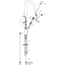 Hansgrohe Axor Starck Edelstahl-finish 10822800